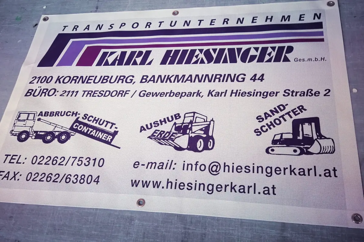 Banner und Mesh